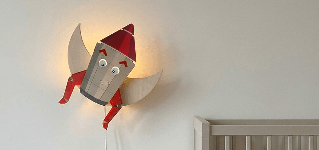Raket lamp voor de kinderkamer: Functionele en sfeervolle verlichting