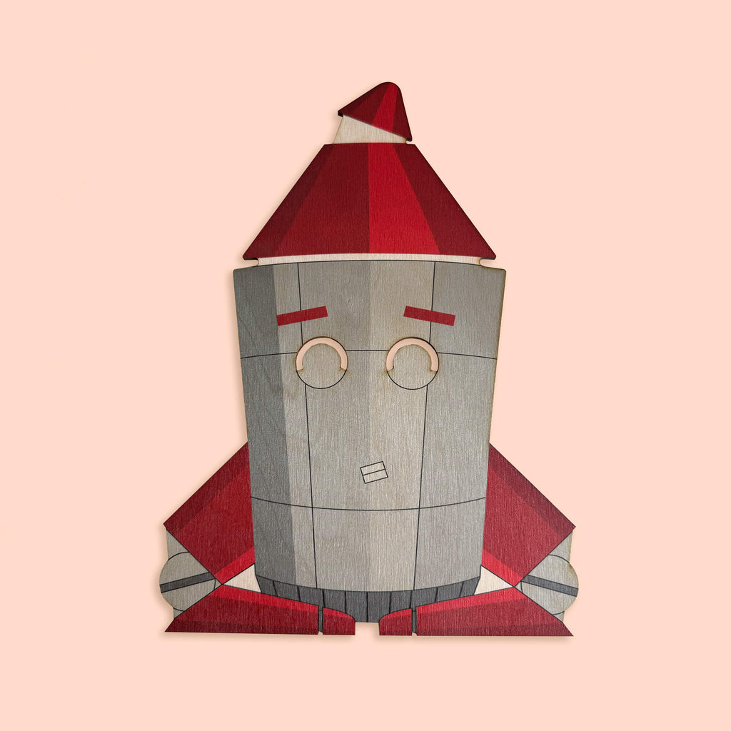Voorpaneel Eno de Raket slapend | Wandlamp add-on