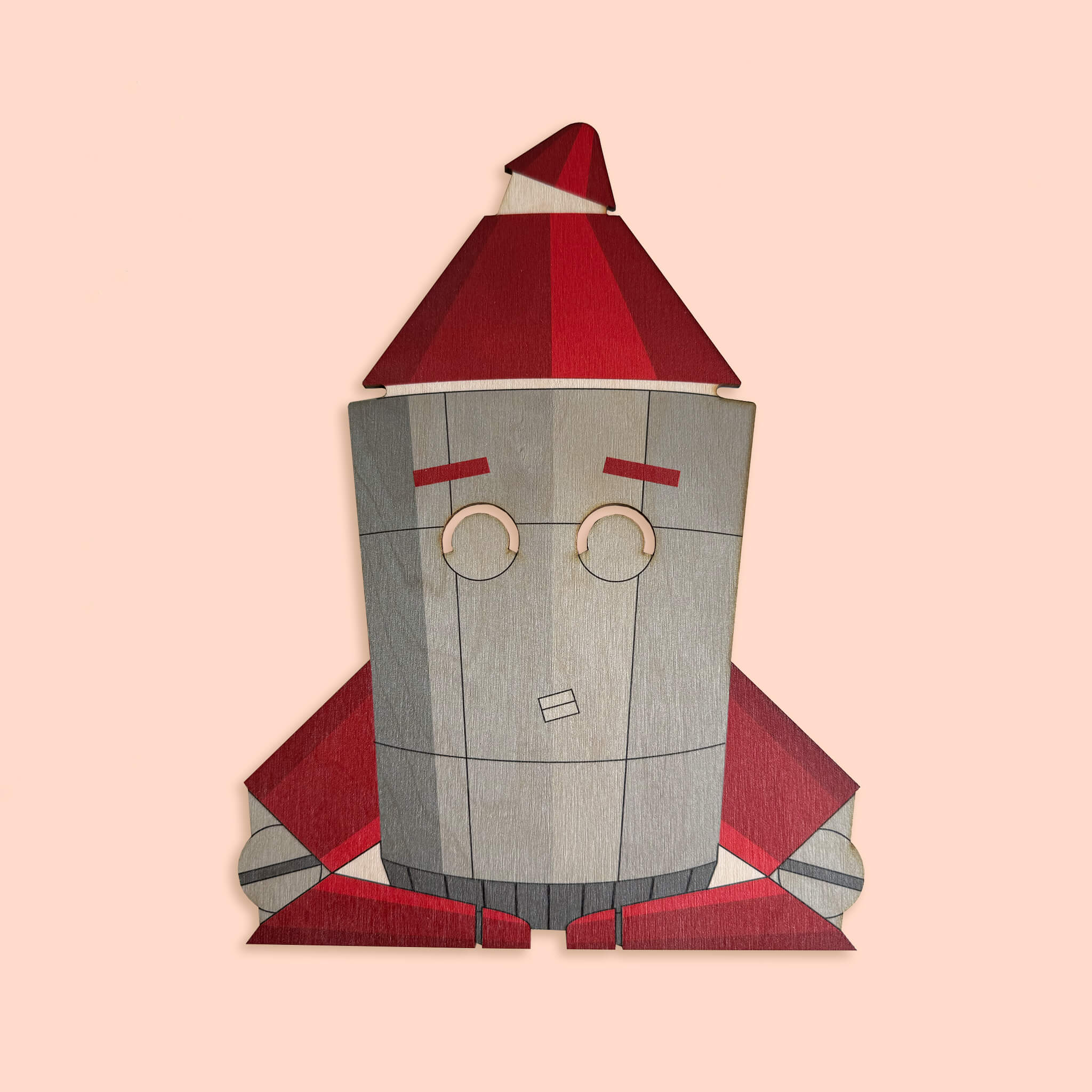Voorpaneel Eno de Raket slapend | Wandlamp add-on