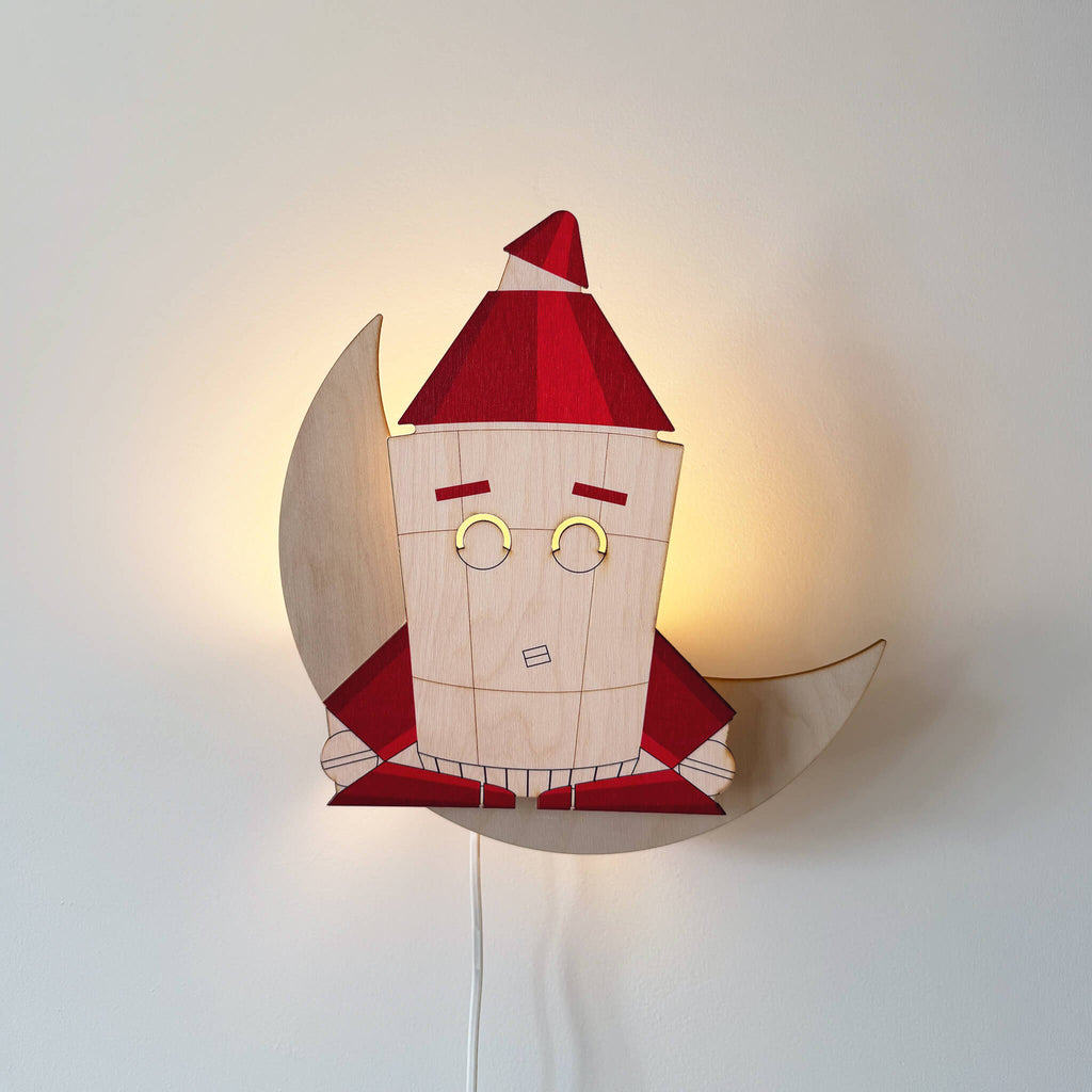 Wandlamp Eno de Raket slapend