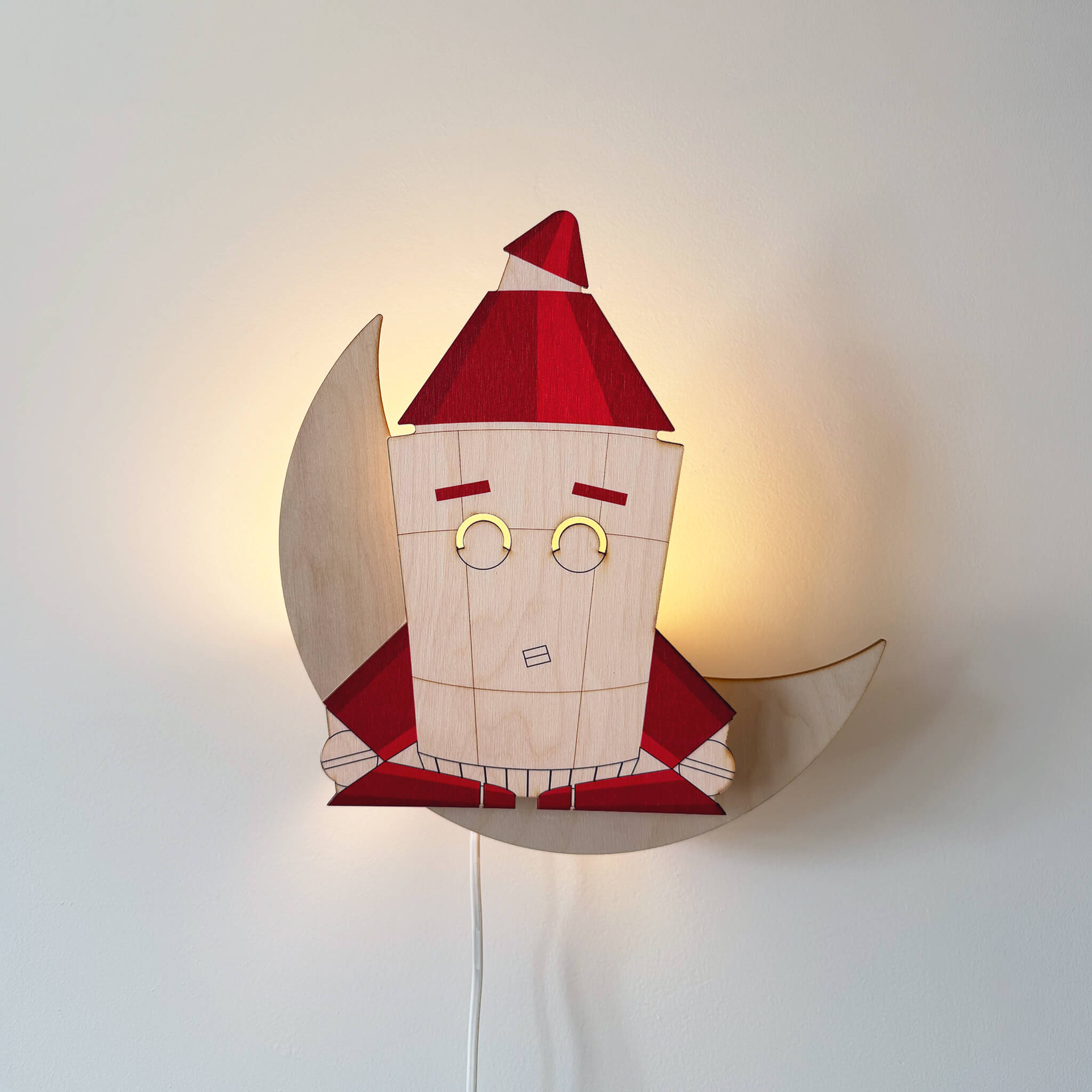 Wandlamp Eno de Raket slapend