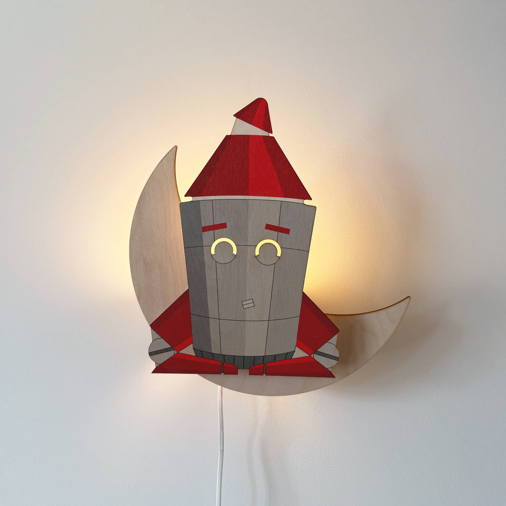 Wandlamp Eno de Raket slapend