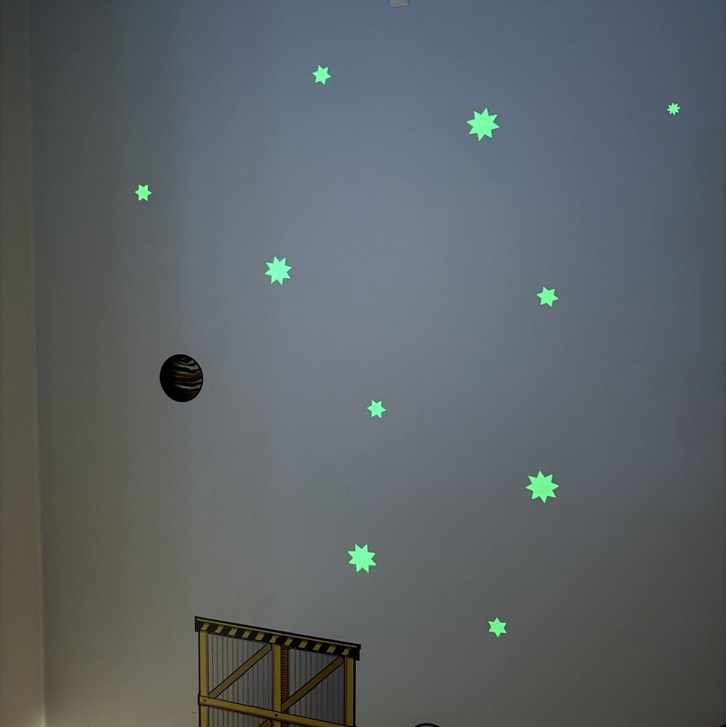 Glow in the dark sterren kinderkamer